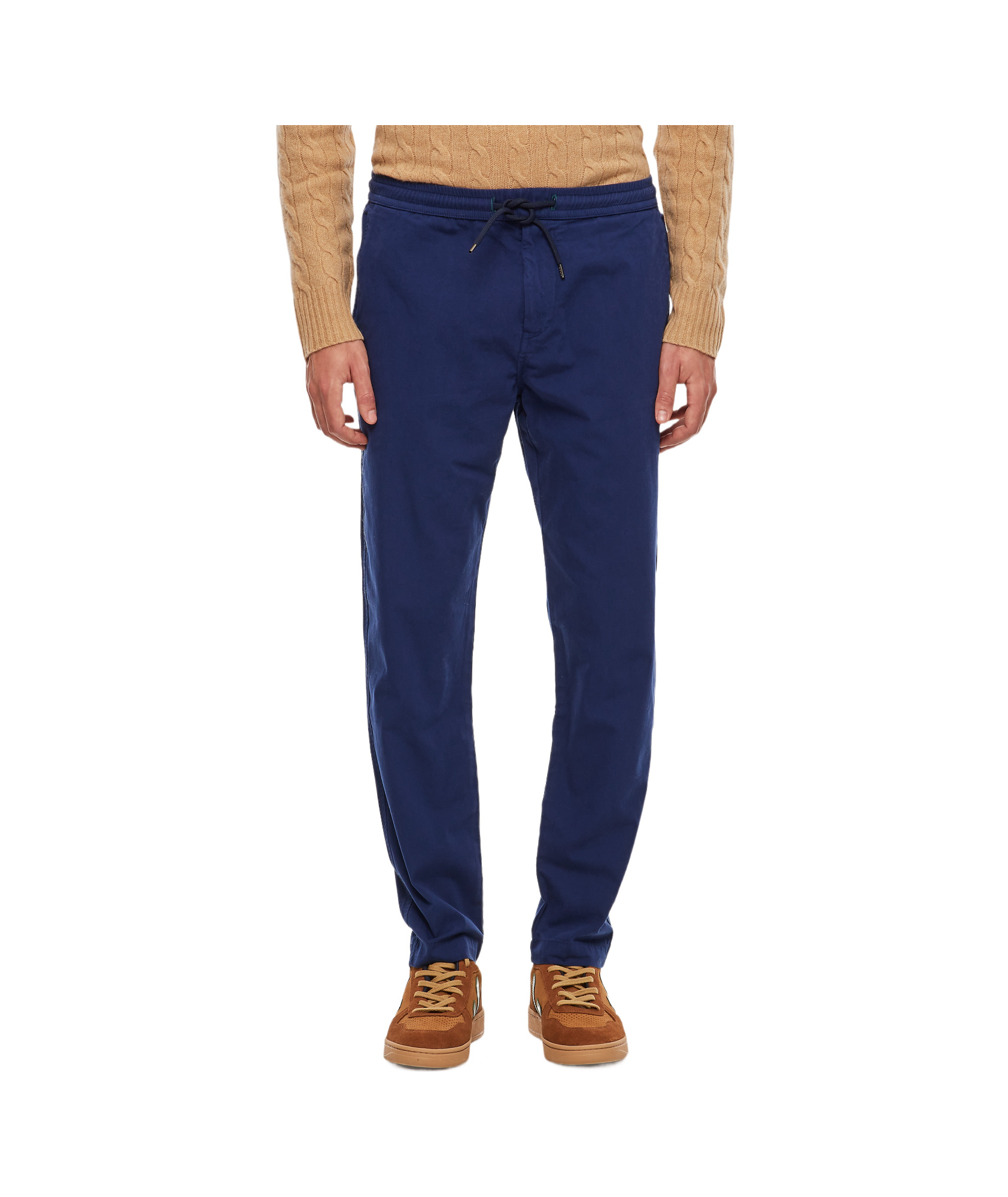 PAUL SMITH ELASTIC WAIST CASUAL PANTS