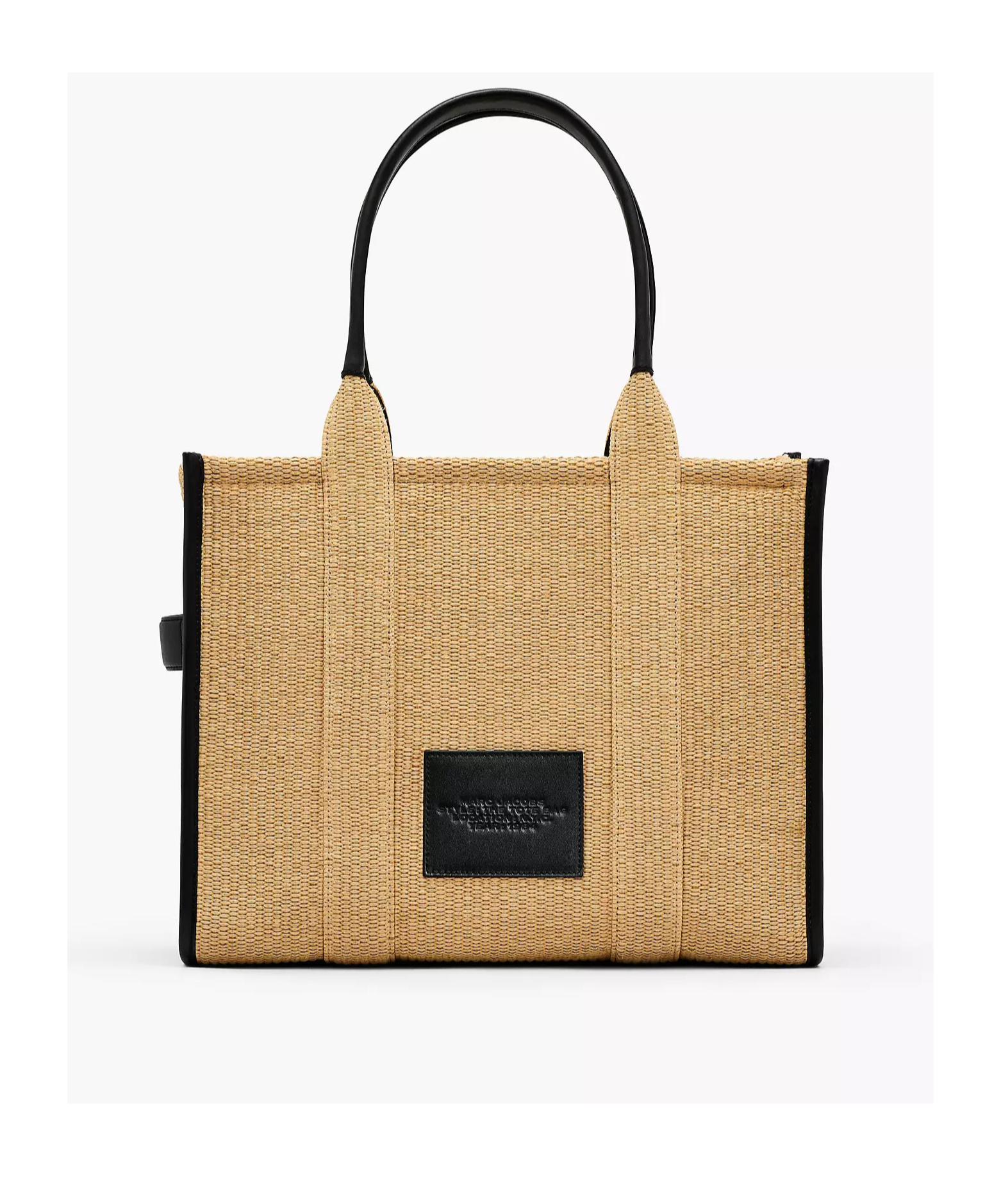 Marc Jacobs The Large Woven Top Handle Bag In Nude