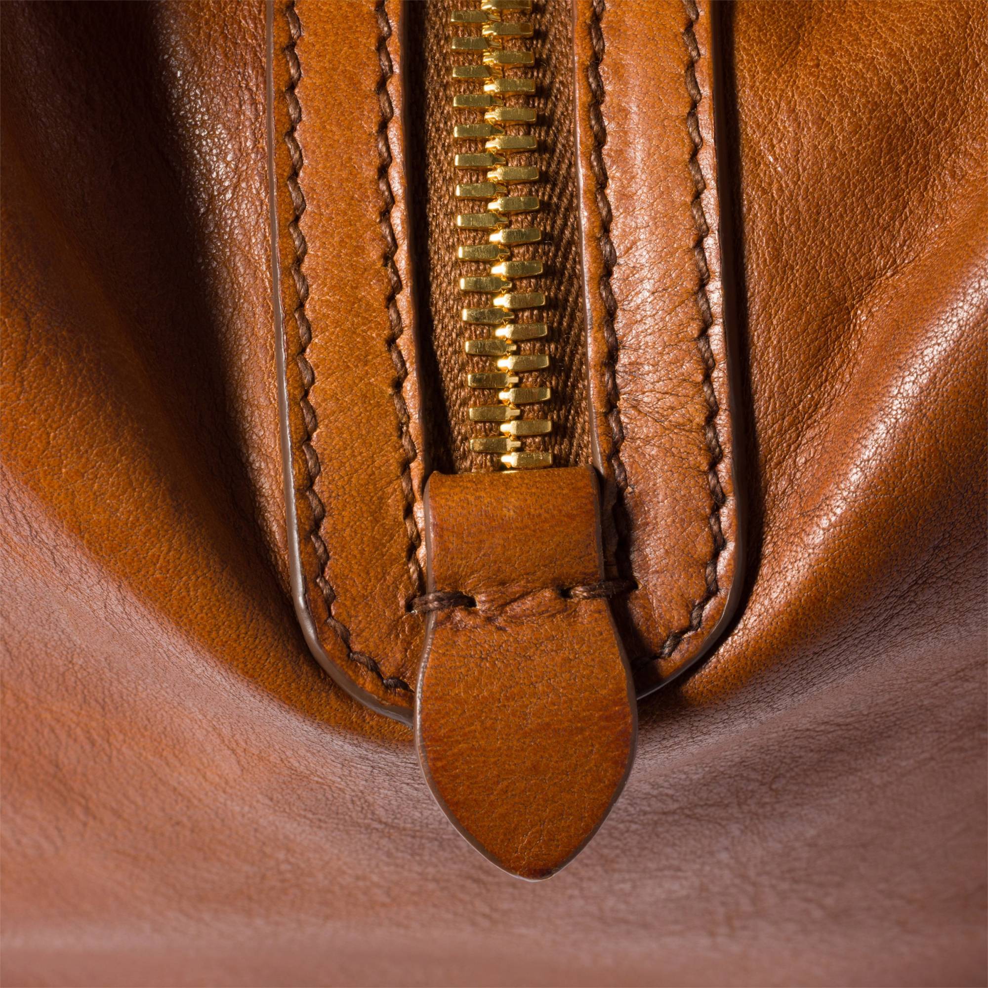 Miu Miu Leather Top-handle Bag In Brown