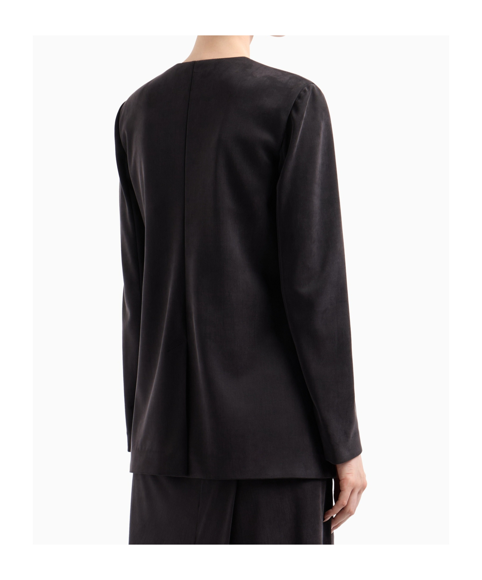 Giorgio Armani Single-breasted Blazer In Black