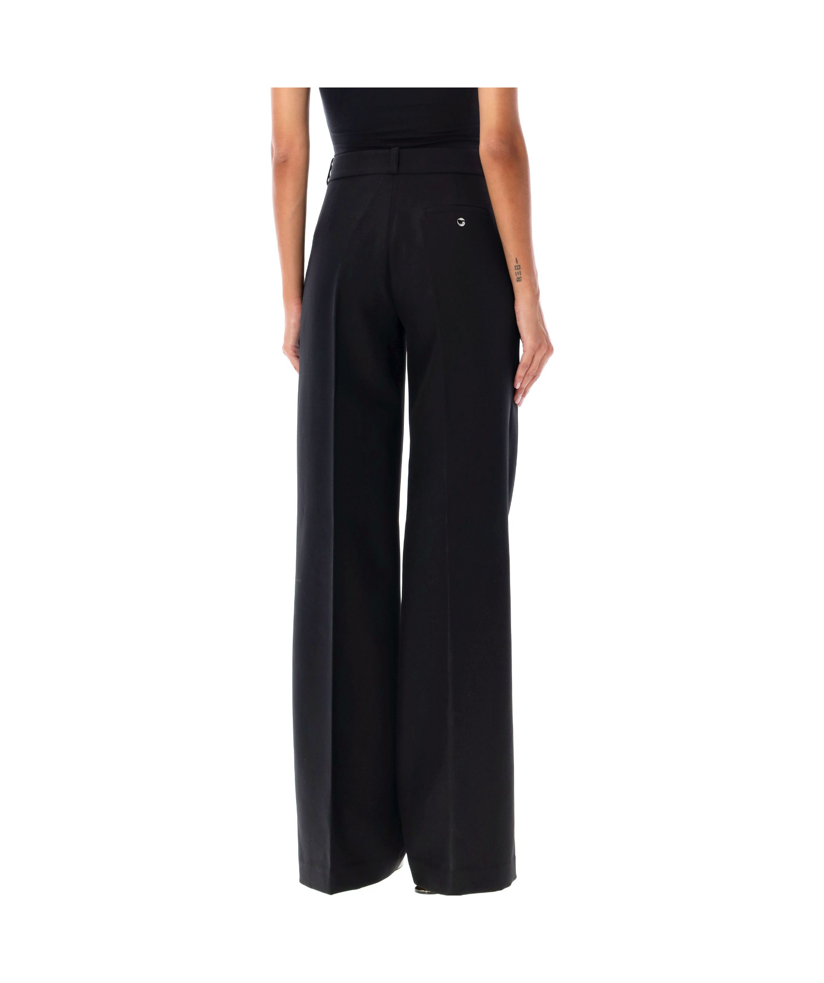Coperni Belt-loop Casual Pants In Black