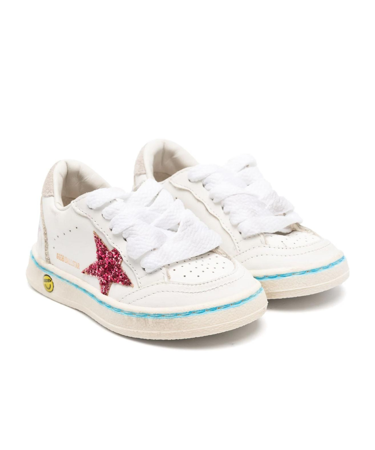 Golden Goose Laced Sneakers In White