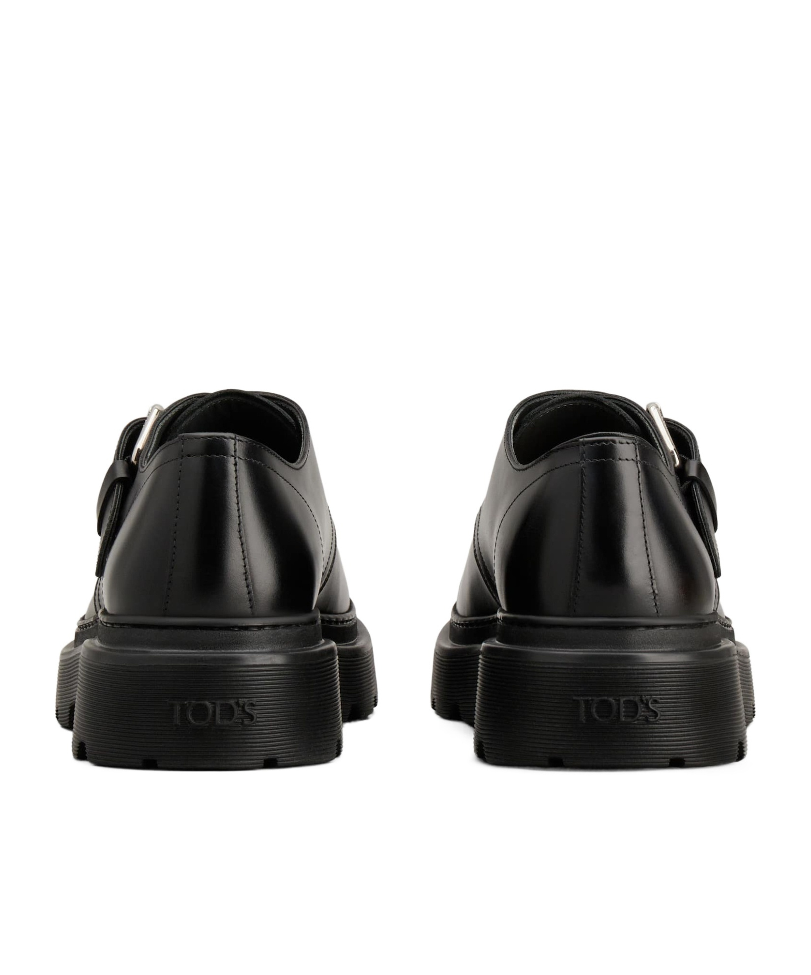 Tod's Man Loafers Black Size 9 Leather In Black