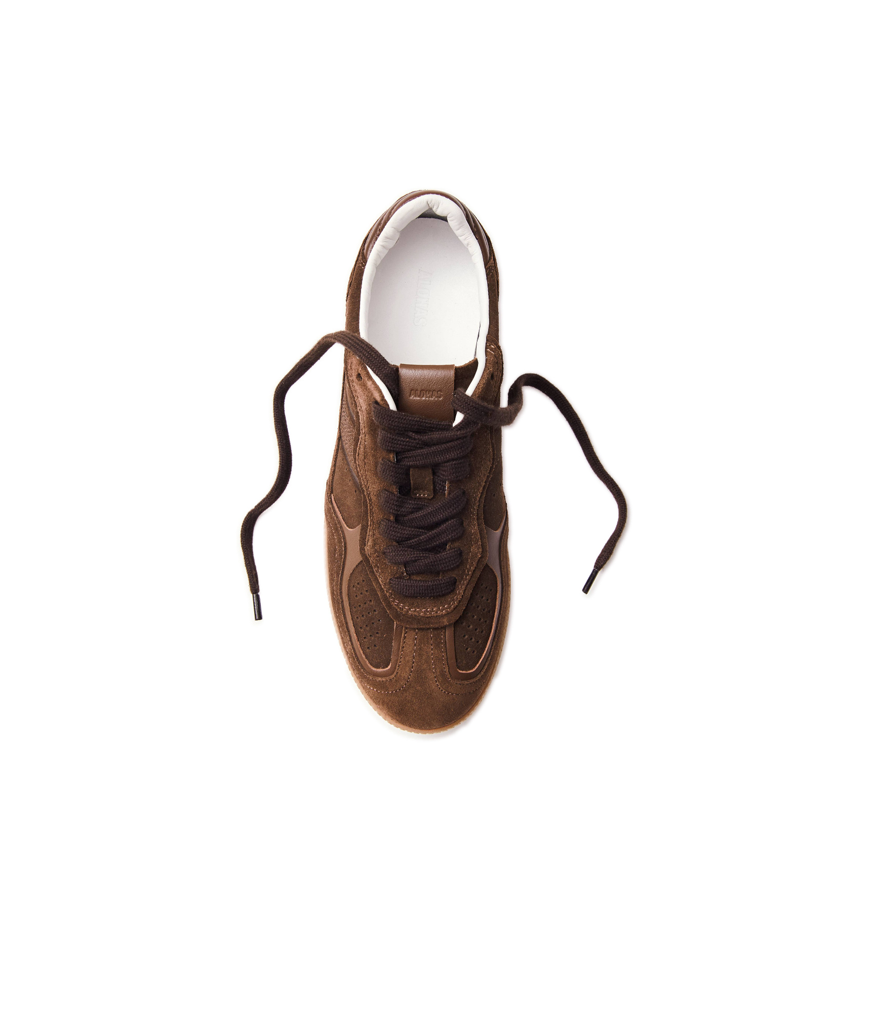 Shop Alohas Tb.490 Leather Sneakers In Brown