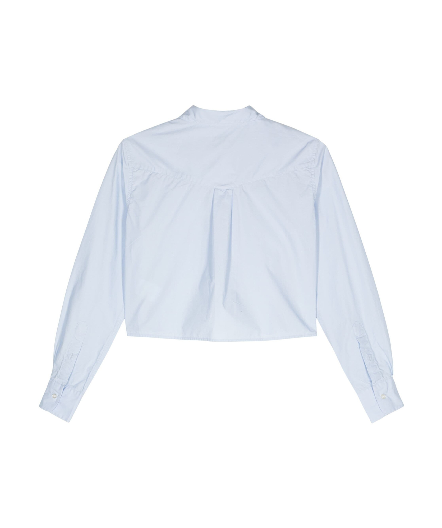 OFFICINE GENERALE CATALEYA CROPPED COTTON SHIRT
