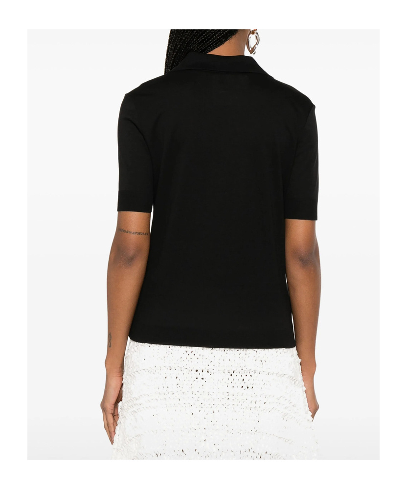 Shop Calvin Klein Ribbed T-shirt In Black