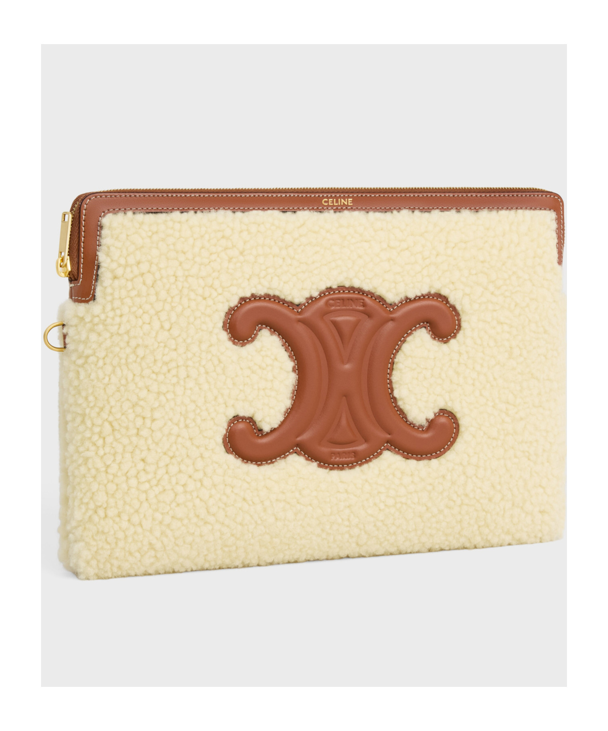 Celine Small Pouch Clutch In Brown