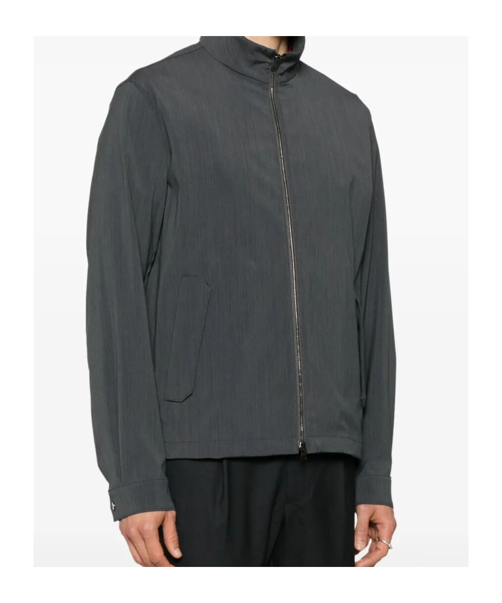 Herno Lightweight Bomber Jacket In Black