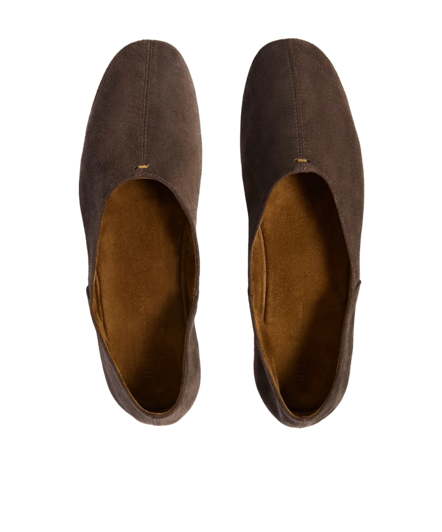 Khaite Jane Flat In Brown