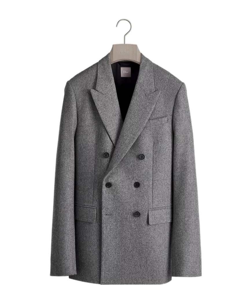 Dior Double-breasted Jacket In Multi