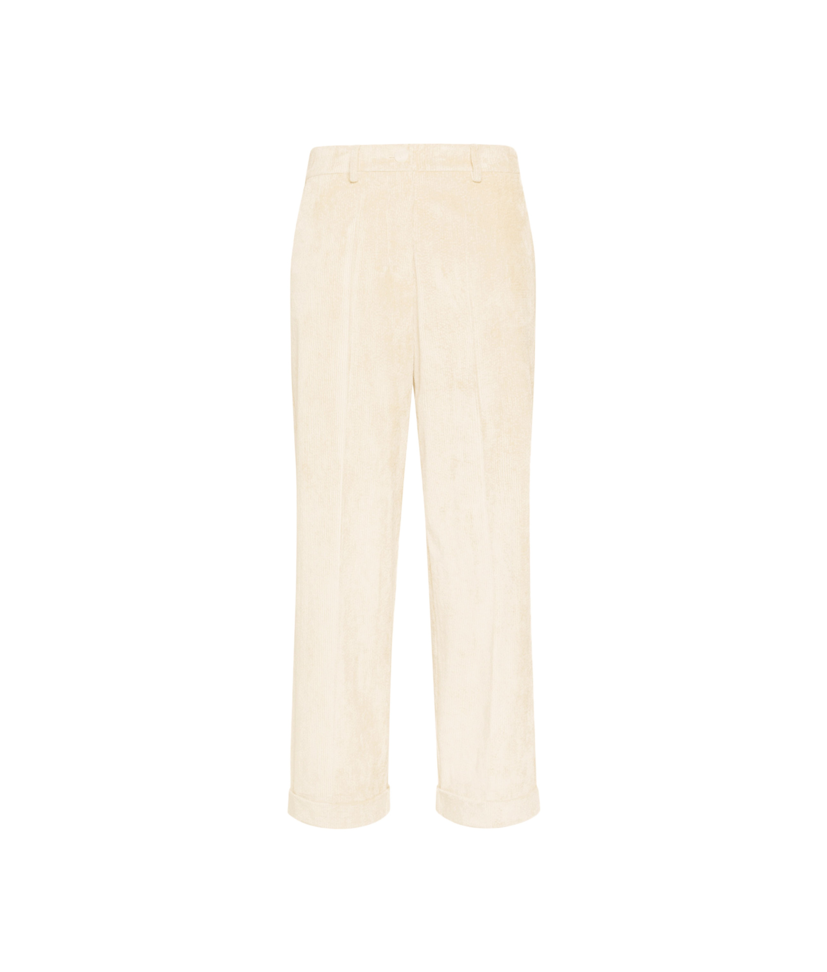 Momoní Dango Pants In Stretch Corduroy In White