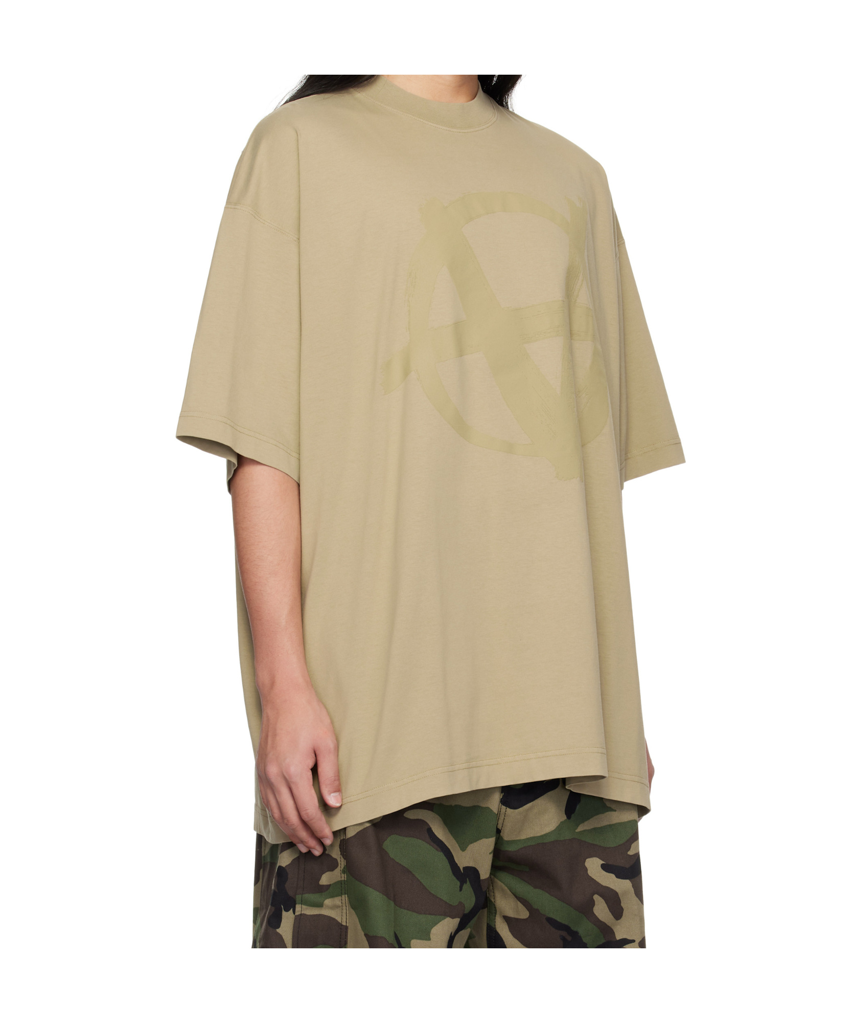 Vetements Short Sleeve T-shirt In Nude