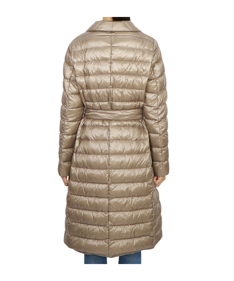 Shop Herno Quilted Down Jacket In Nude