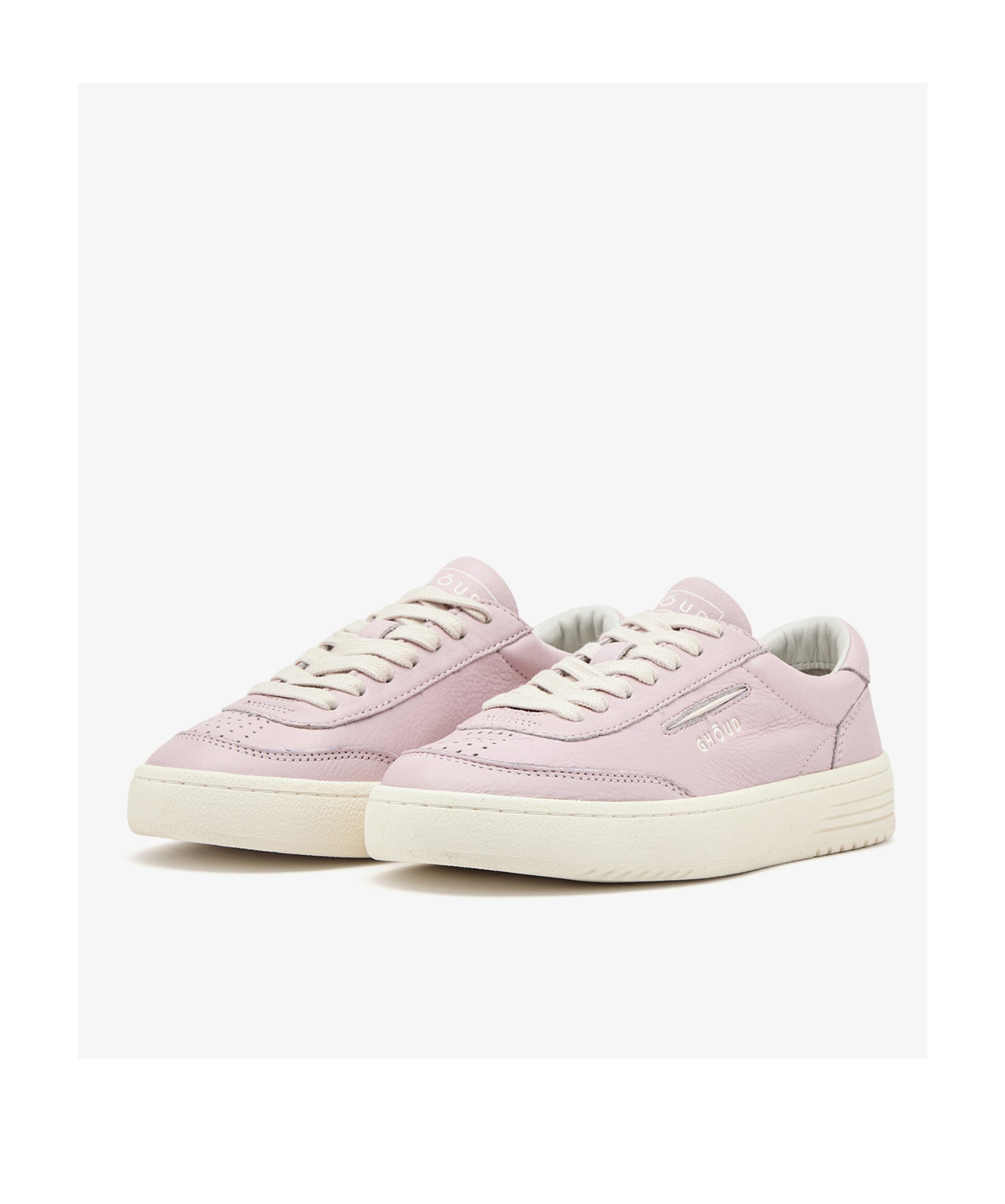 Ghoud Lace-up Low-cut Casual Shoes In Pink