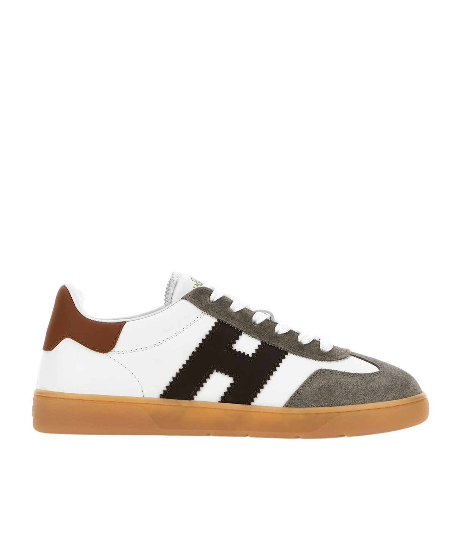 Hogan Cool Lace-up Leather Sneakers In Multicolor