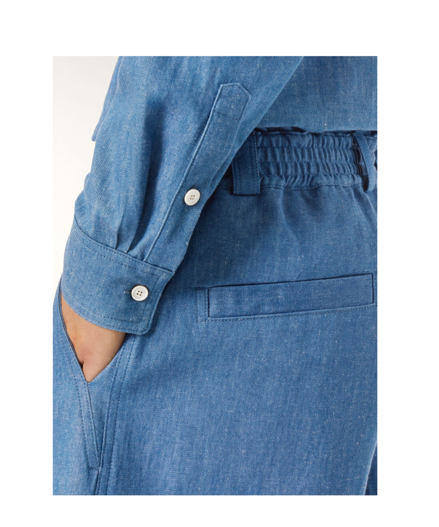 Loro Piana Reinga Bermuda Shorts In Sapphire Dream