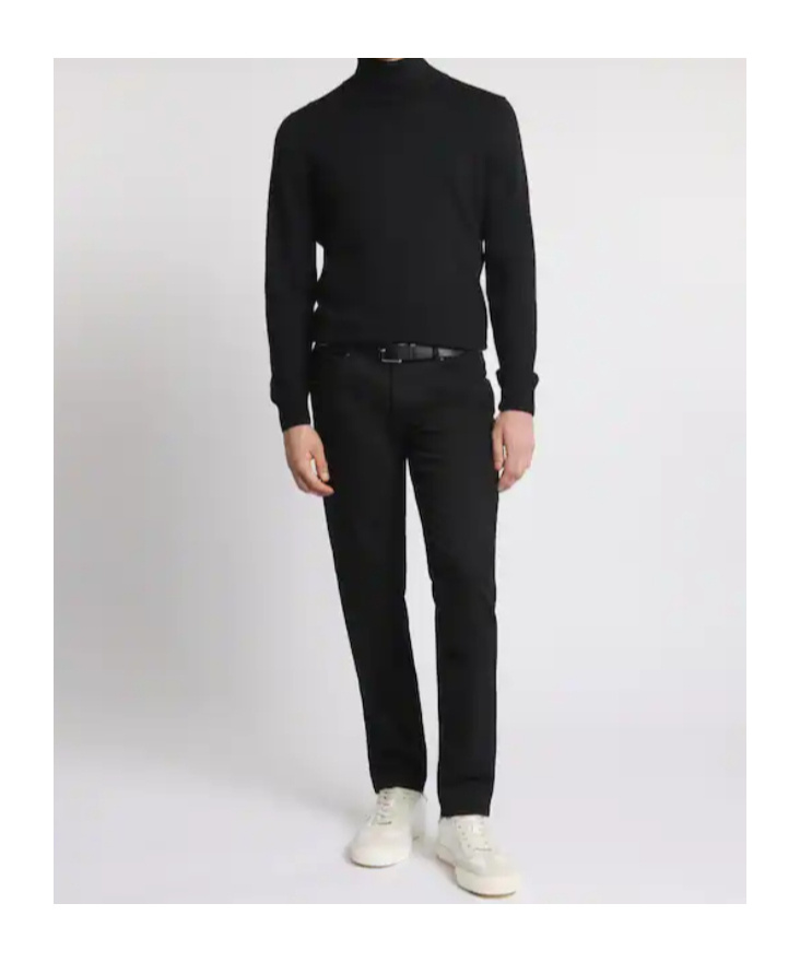 Fay Turtleneck Sweater In Black