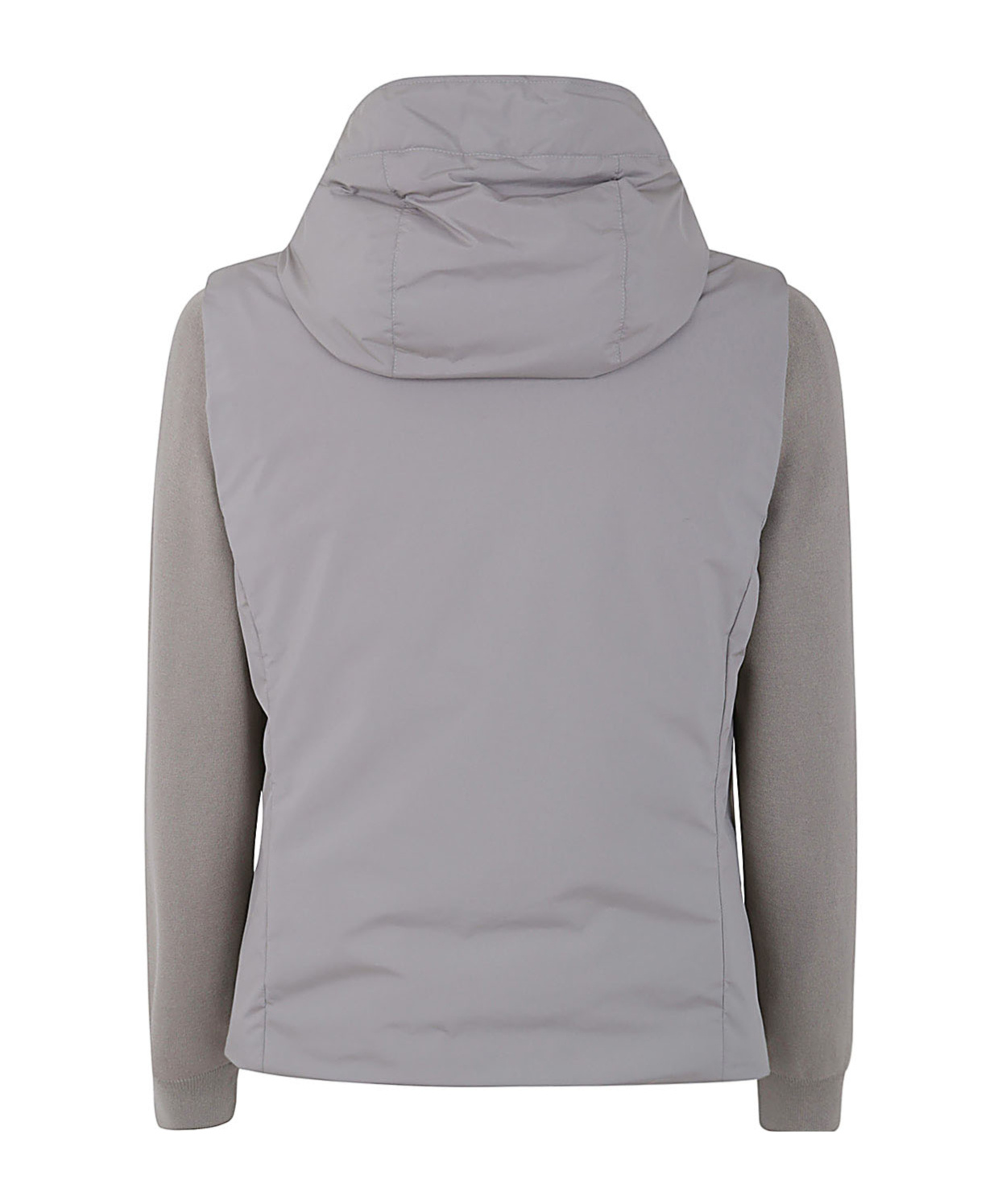 Moorer Dove Grey Polyester Evan Down Jacket In Gray