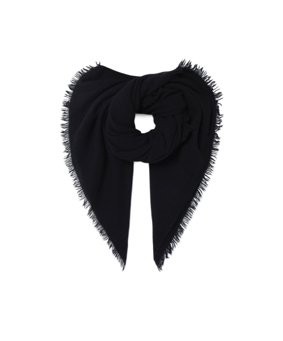 Destin Surl Edge-edged Scarf In Black