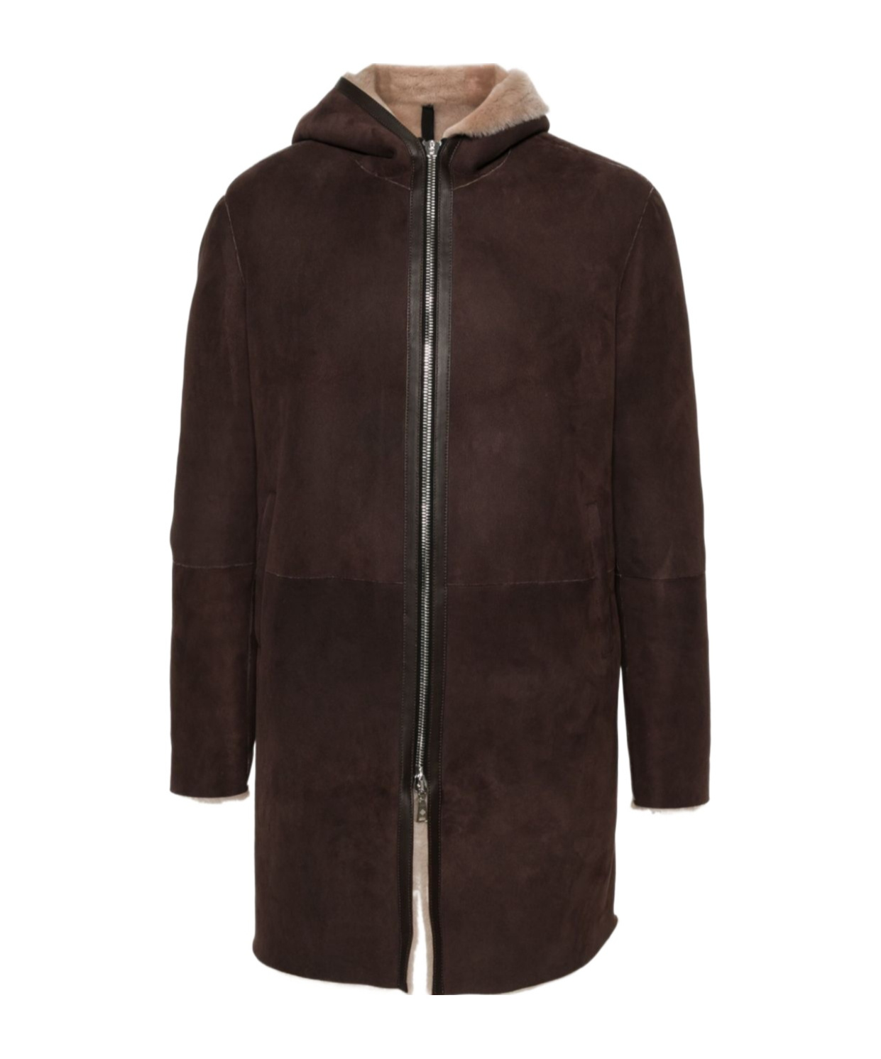 Shop Tagliatore Long-sleeved Coat In Black