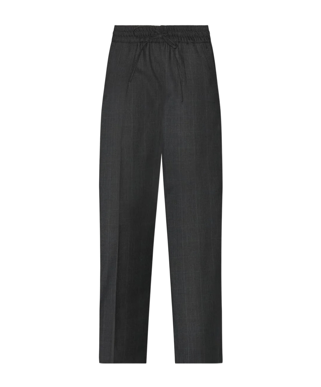 Isabel Marant Liska Checked High-rise Trousers In Black