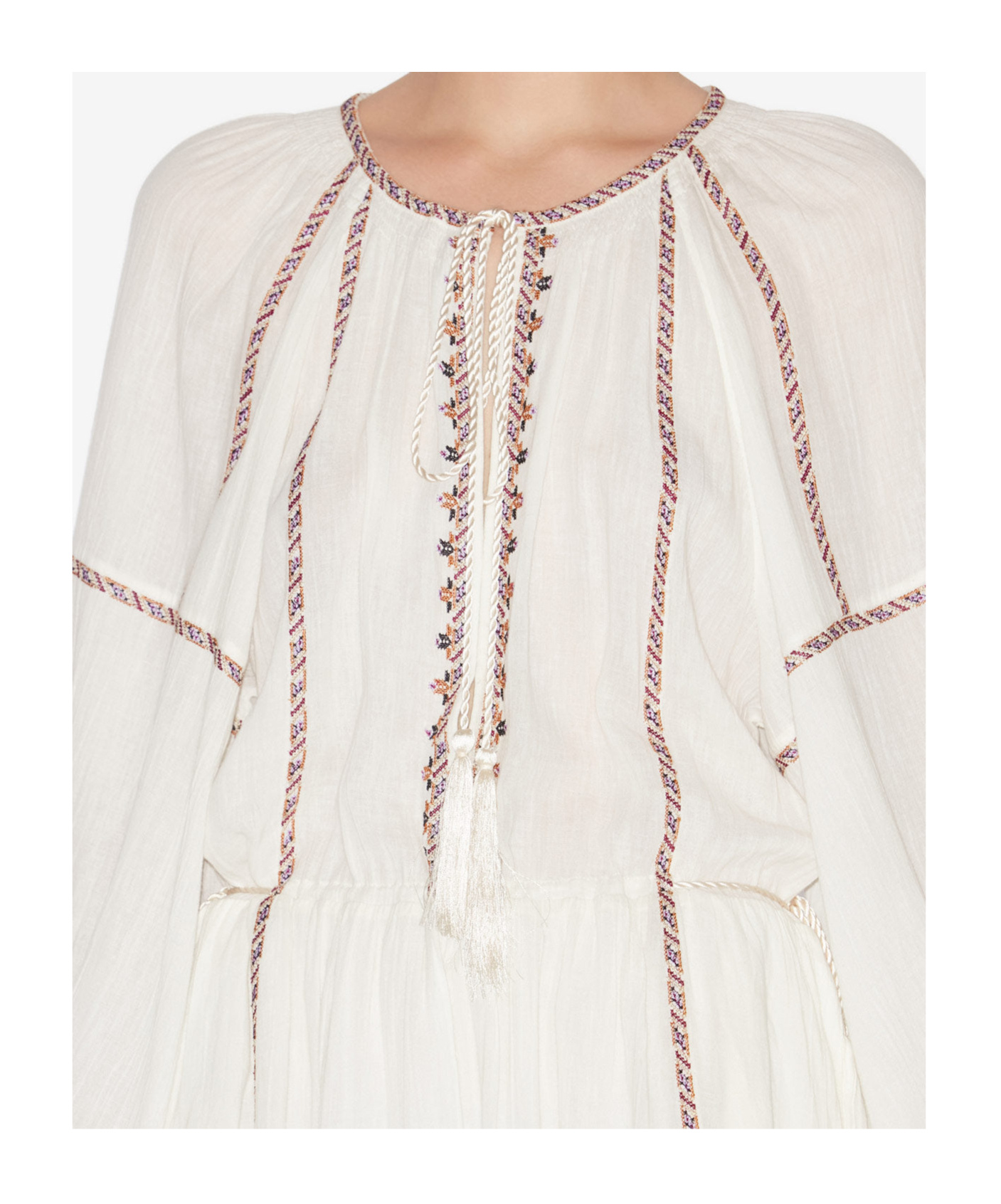 Isabel Marant Étoile Maxirock Florenza Aus Baumwolle In White