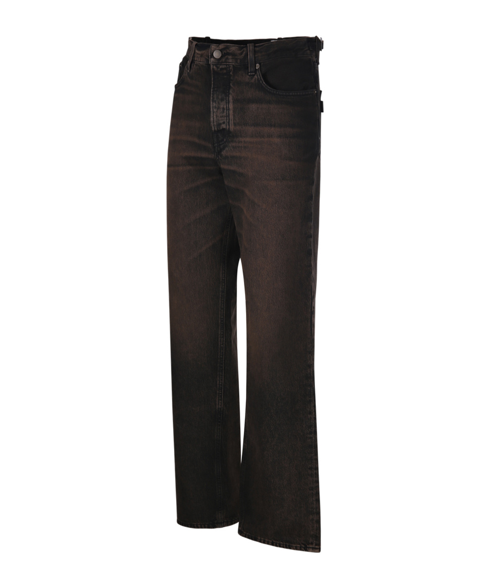 Haikure High Waist Five-pocket Jeans With Belt Loops In Blue