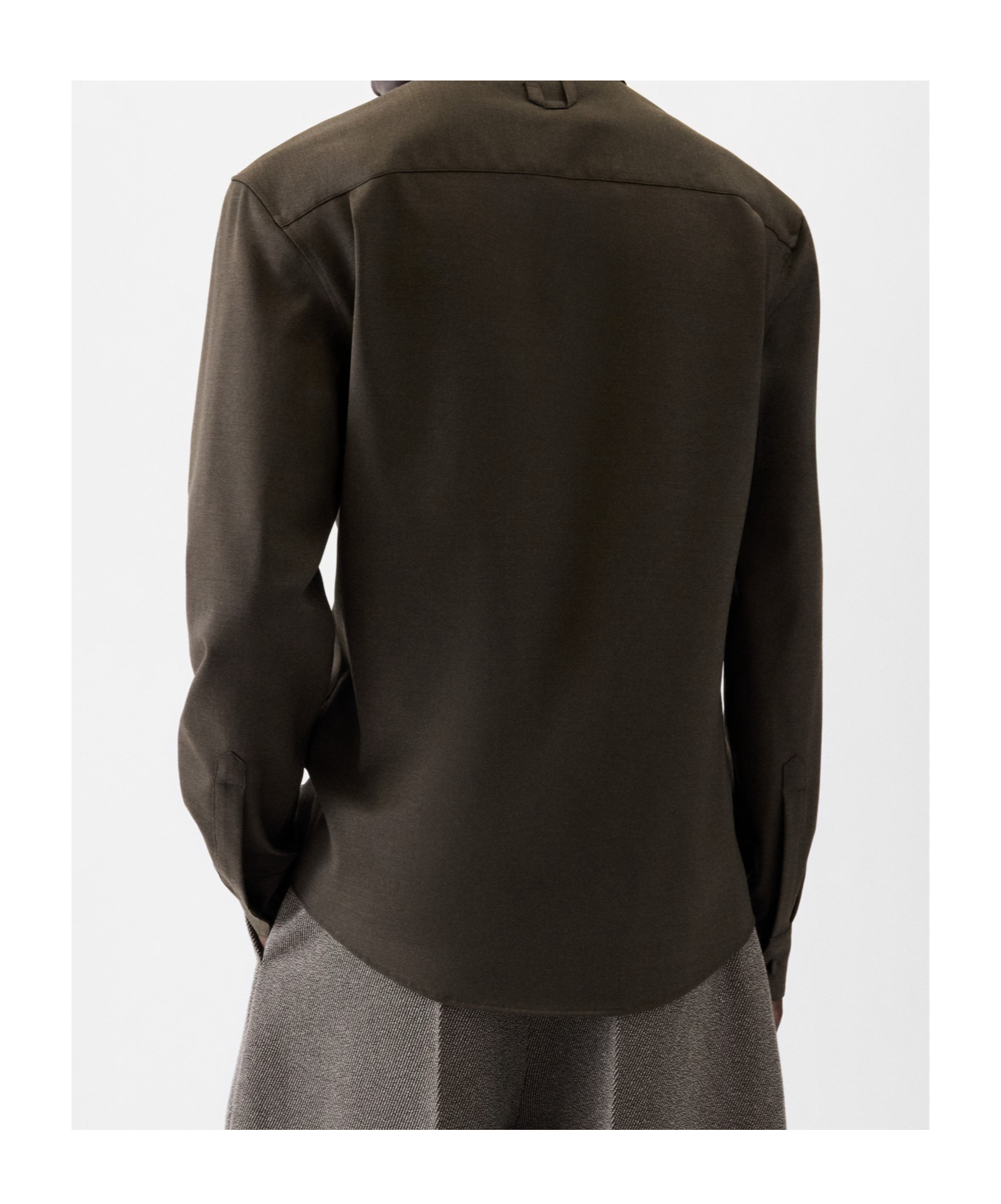Jacquemus La Chemise Mondani In Green