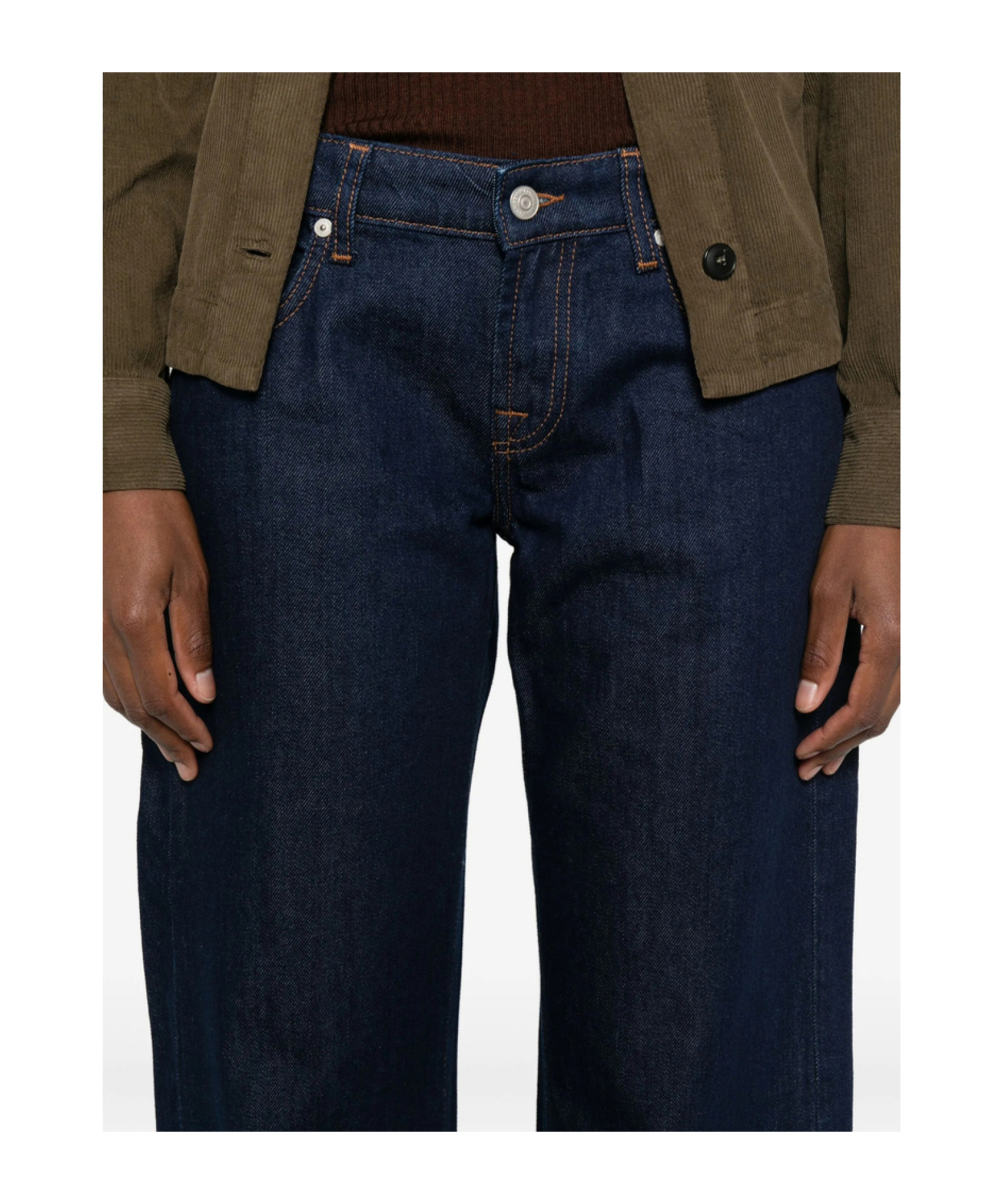 7 For All Mankind Cotton Jeans In Blue
