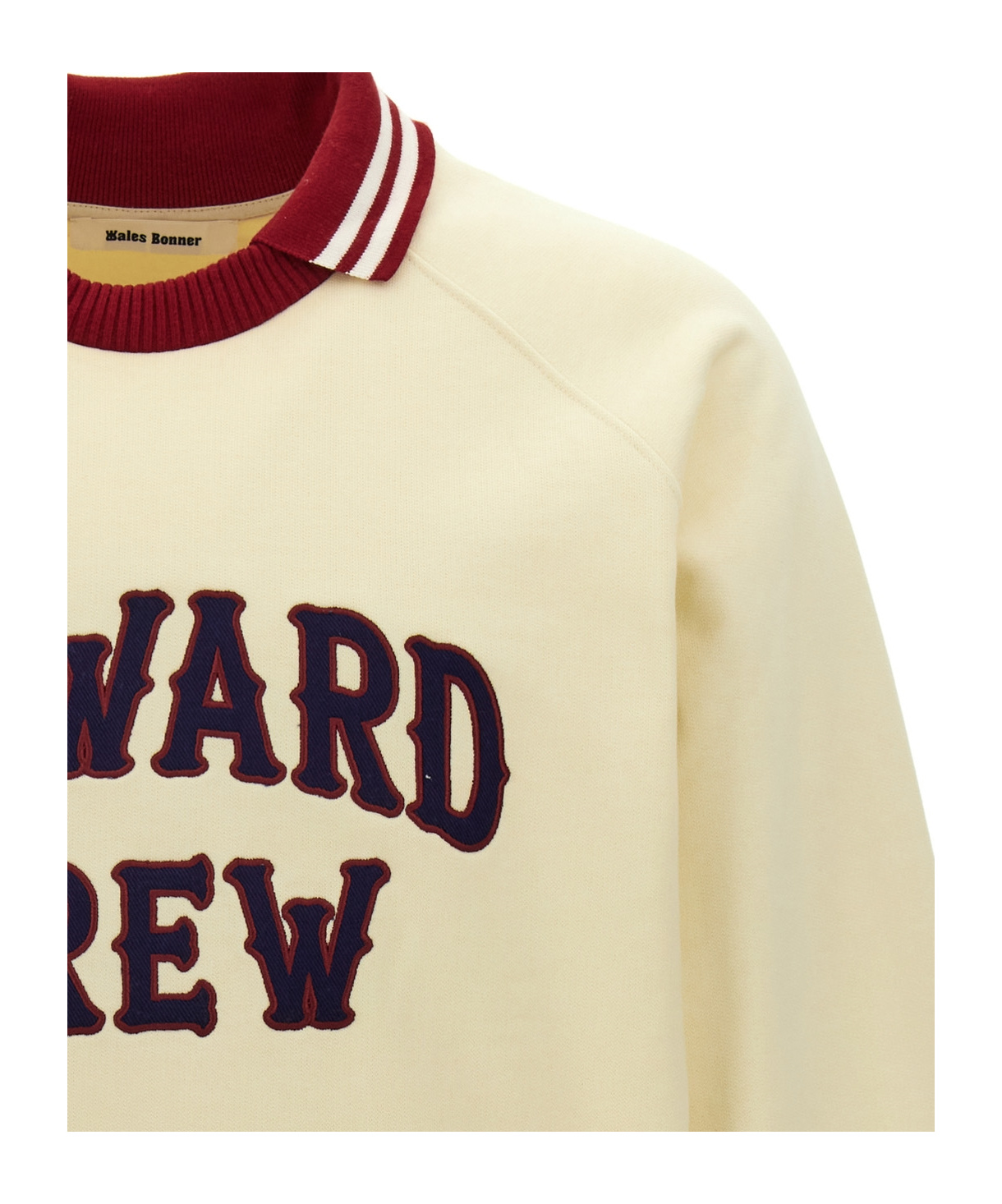 Shop Wales Bonner 'howard Crew' Sweatshirt In Nude