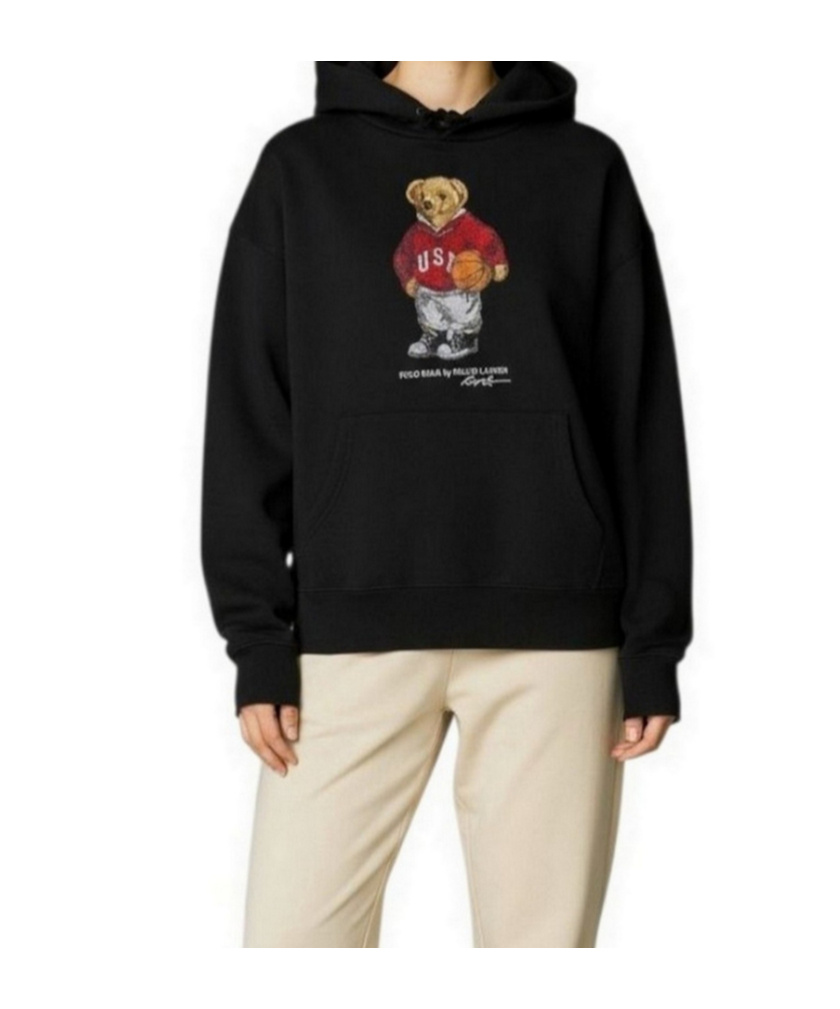Ralph Lauren Long-sleeved Sweatshirt In Black