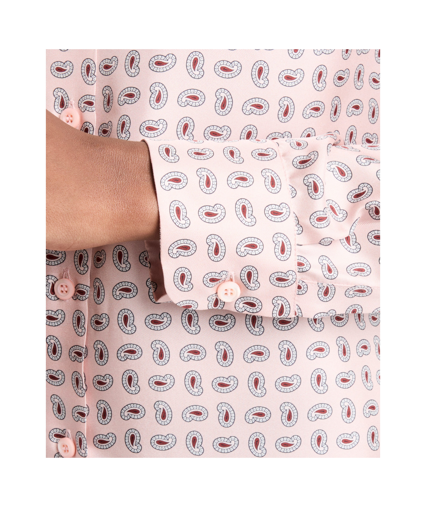 Prada Printed Twill Silk Mini Dress In Snow Pink