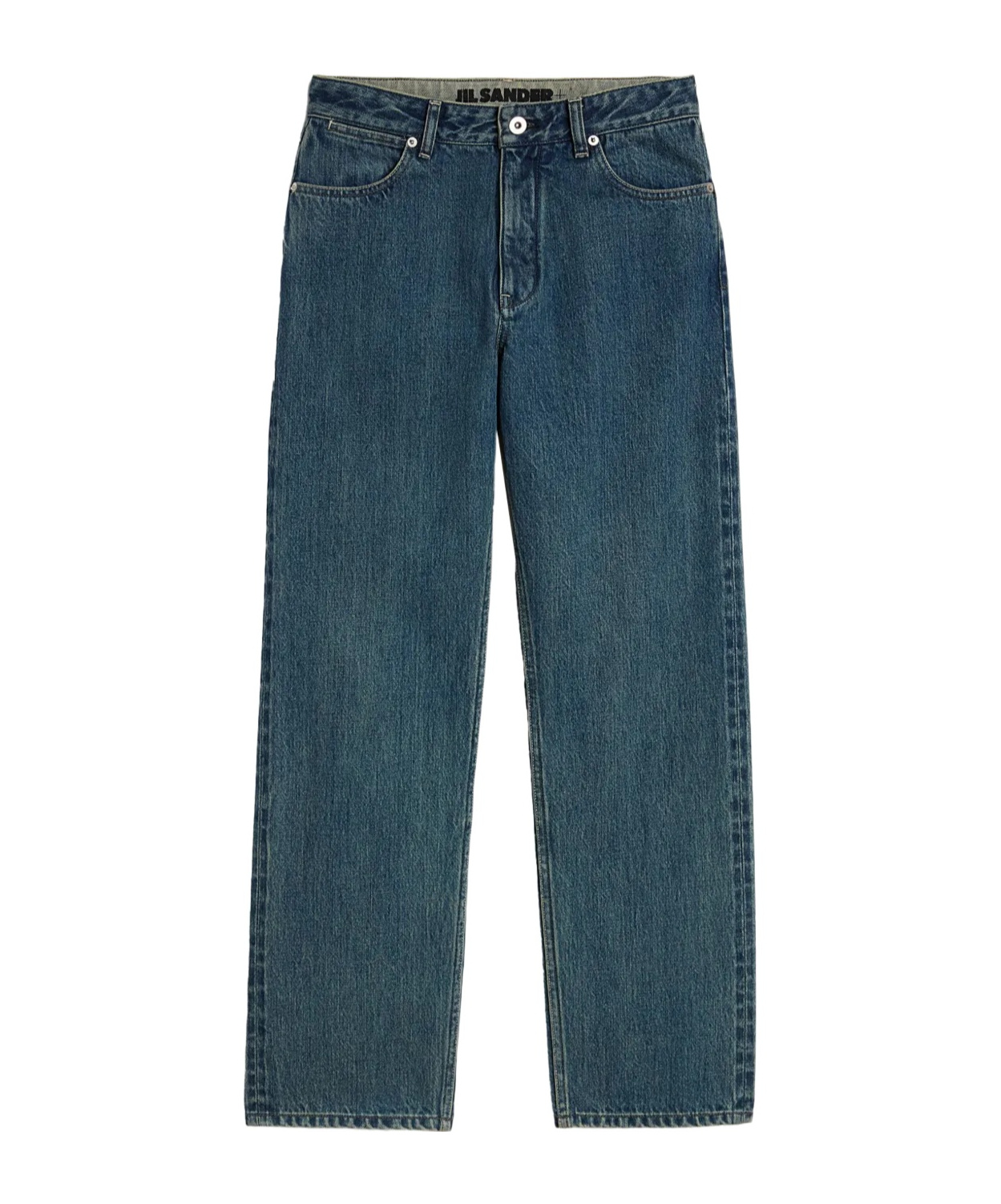 Jil Sander Slim Twist Jeans In Blue