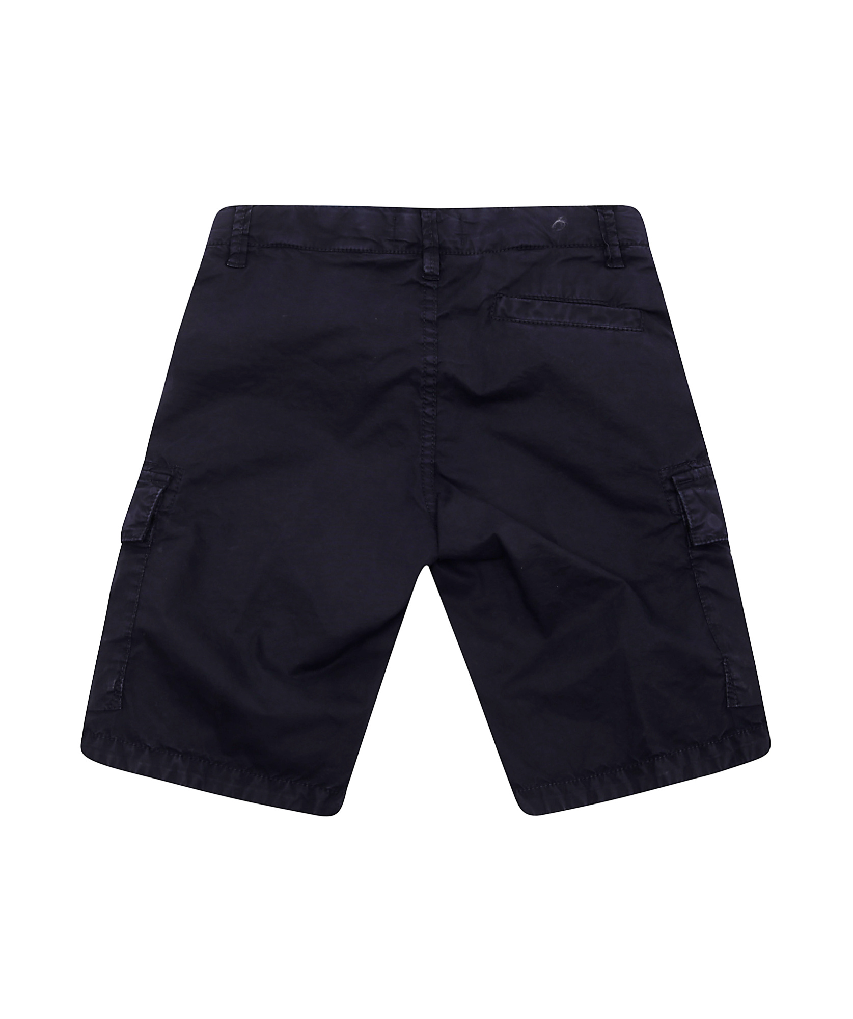 Stone Island Belt Loops Shorts In Navy Blue