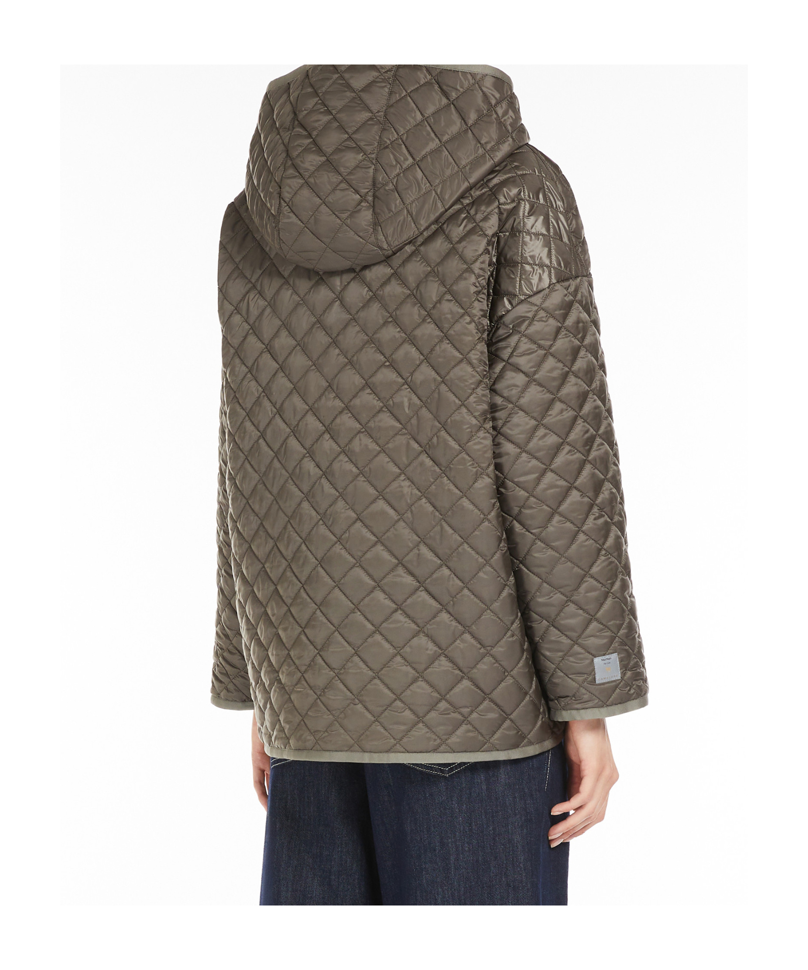 Max Mara Long-sleeved Double-sided Jacket In Gray