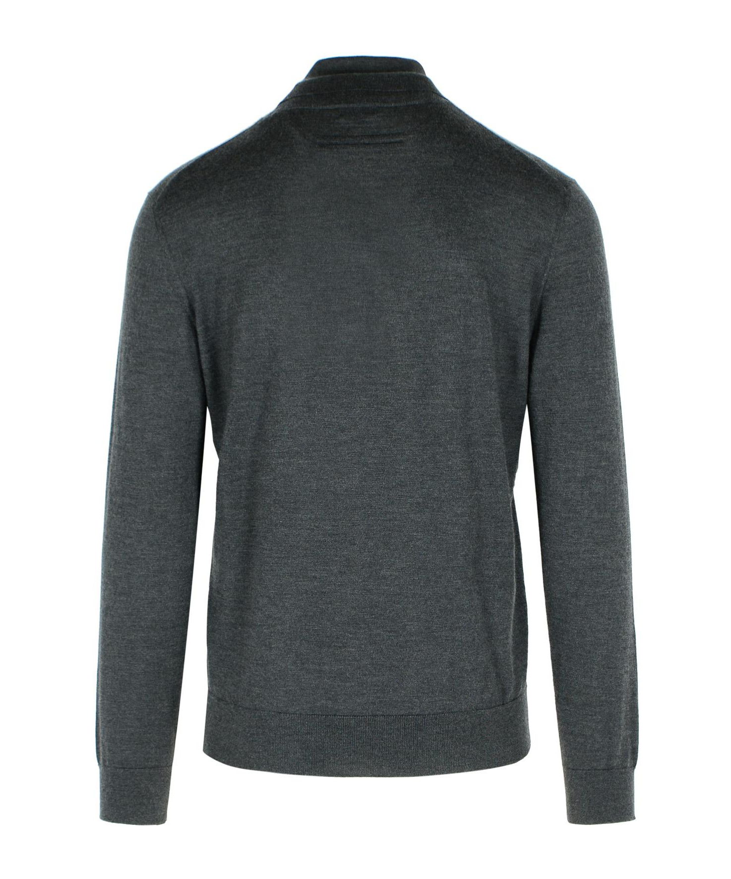 Zegna Cashmere Silk Turtleneck Knit Sweater In Gray