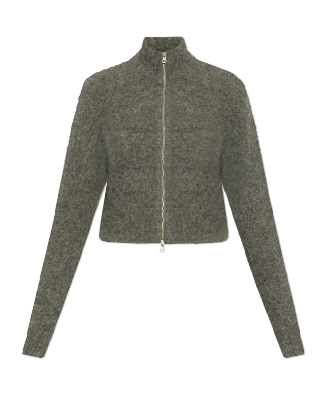Samsoe & Samsoe Samsoe Samsoe Cozy Zip Knitwear In Green