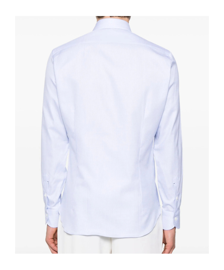 Mazzarelli Lapel Long Sleeve Shirt
