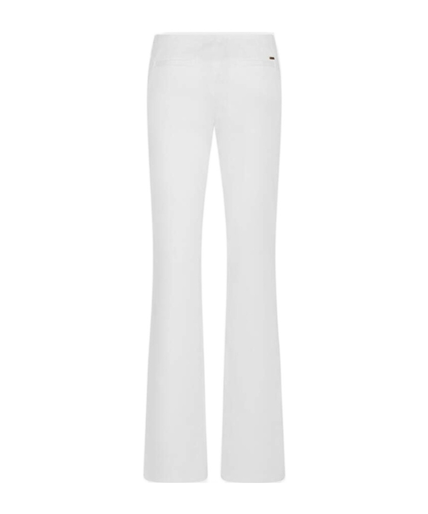 Dsquared2 Sharpei Ring-embellished Trousers In White