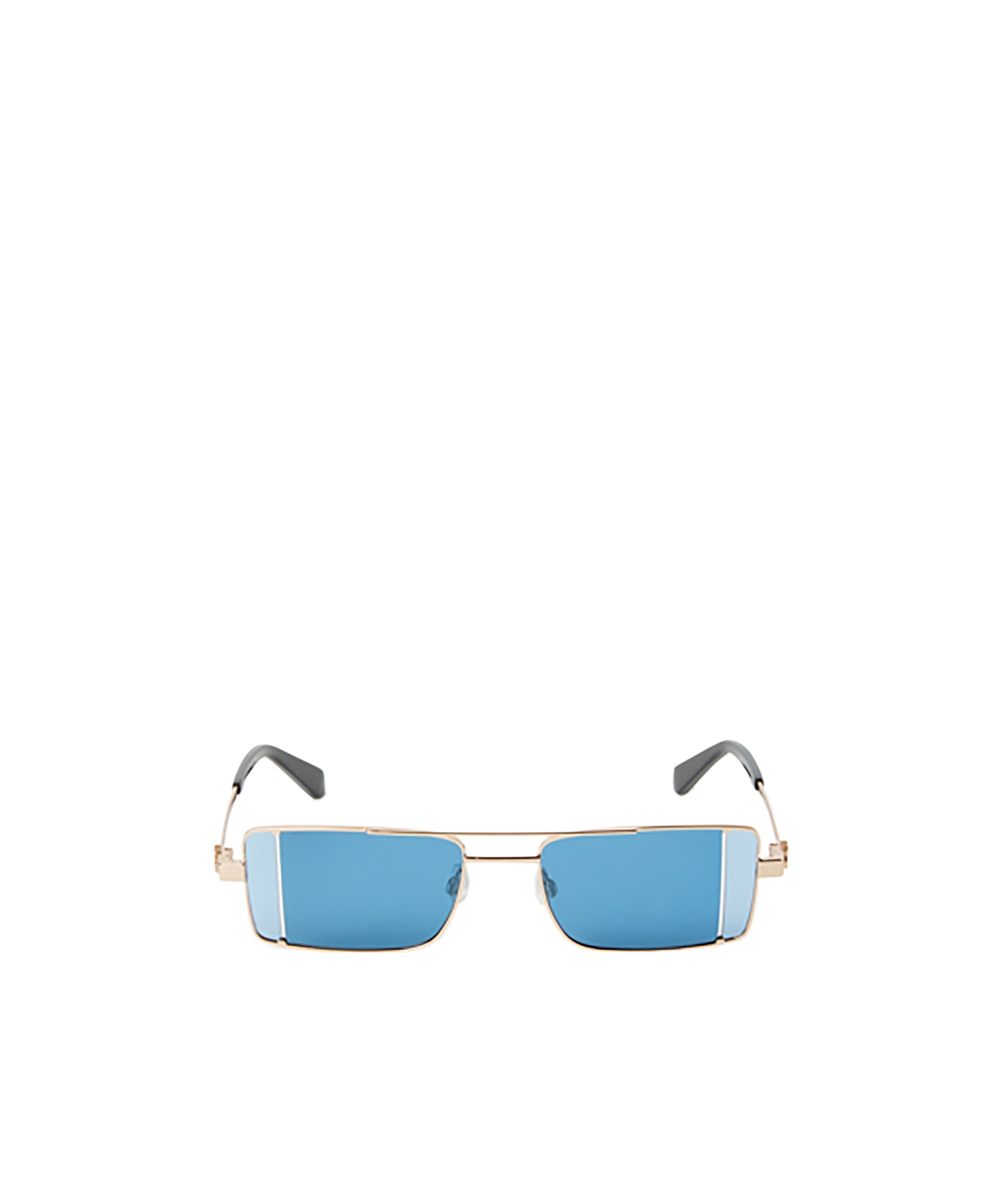 Off-white Cortez Rectangular Frame Sunglasses In Blue