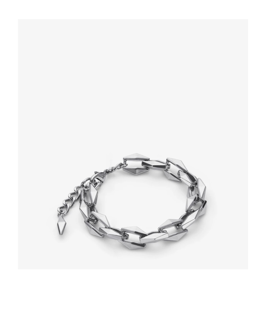 Shop Jimmy Choo Diamond Chain Bracelet In Gray