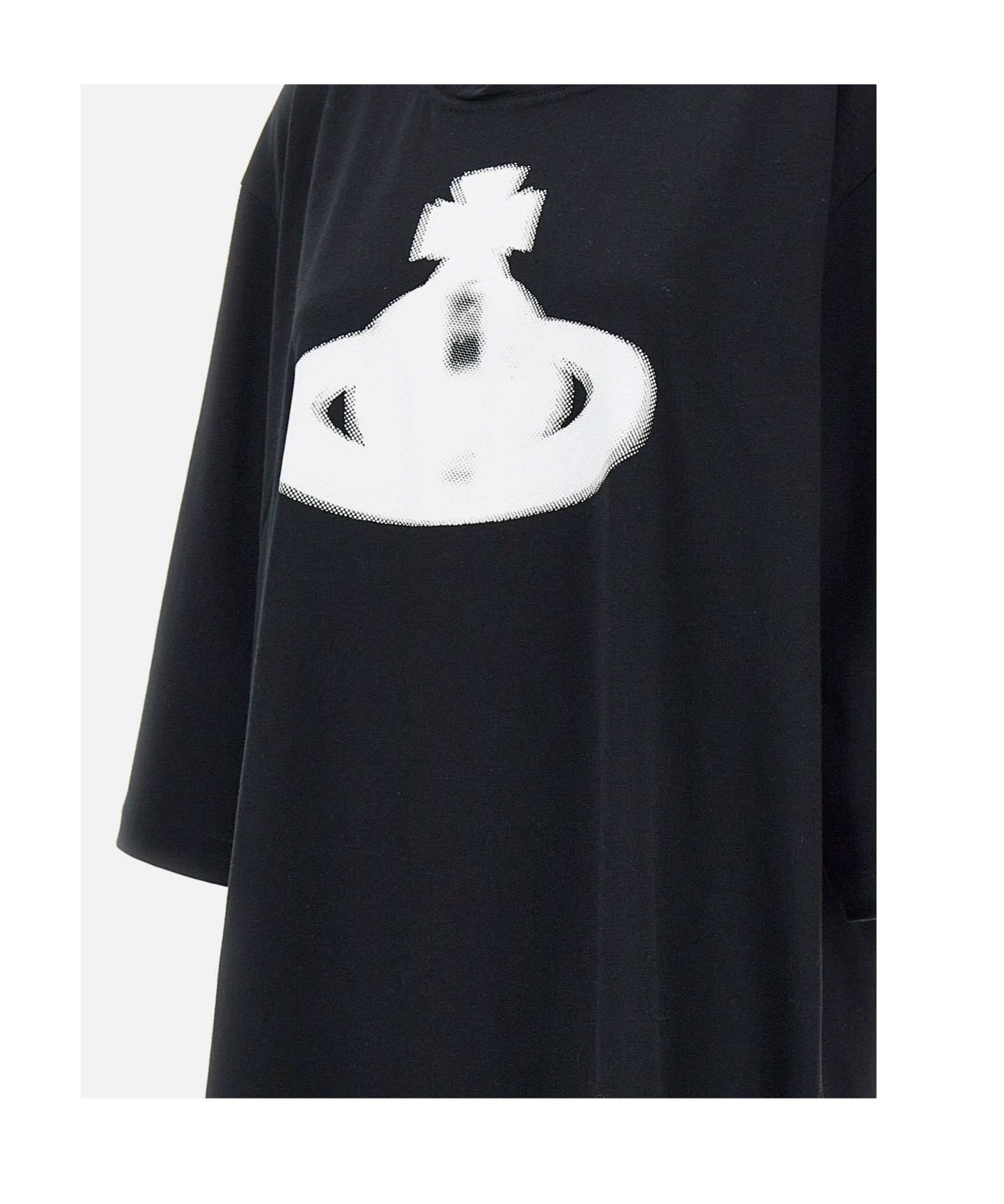 Vivienne Westwood Halftone Orb Isla T-shirt Dress In Black