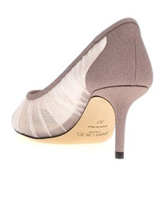 Shop Jimmy Choo Love 65 Micro Glitter Pumps In Nude