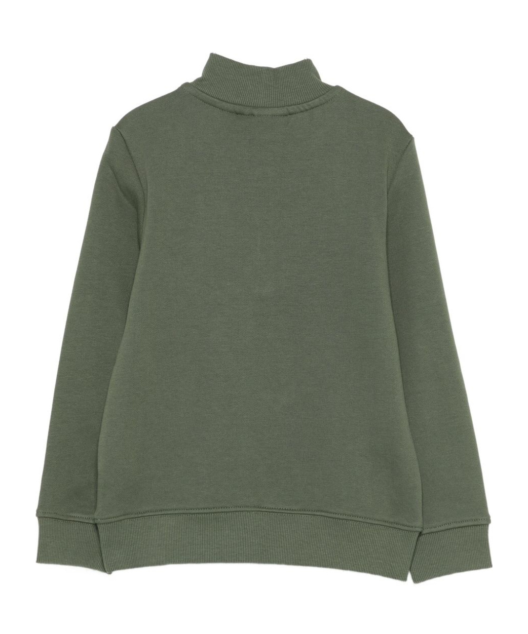 Calvin Klein Jeans Est.1978 Logo Half Zip Sweatshirt In Green