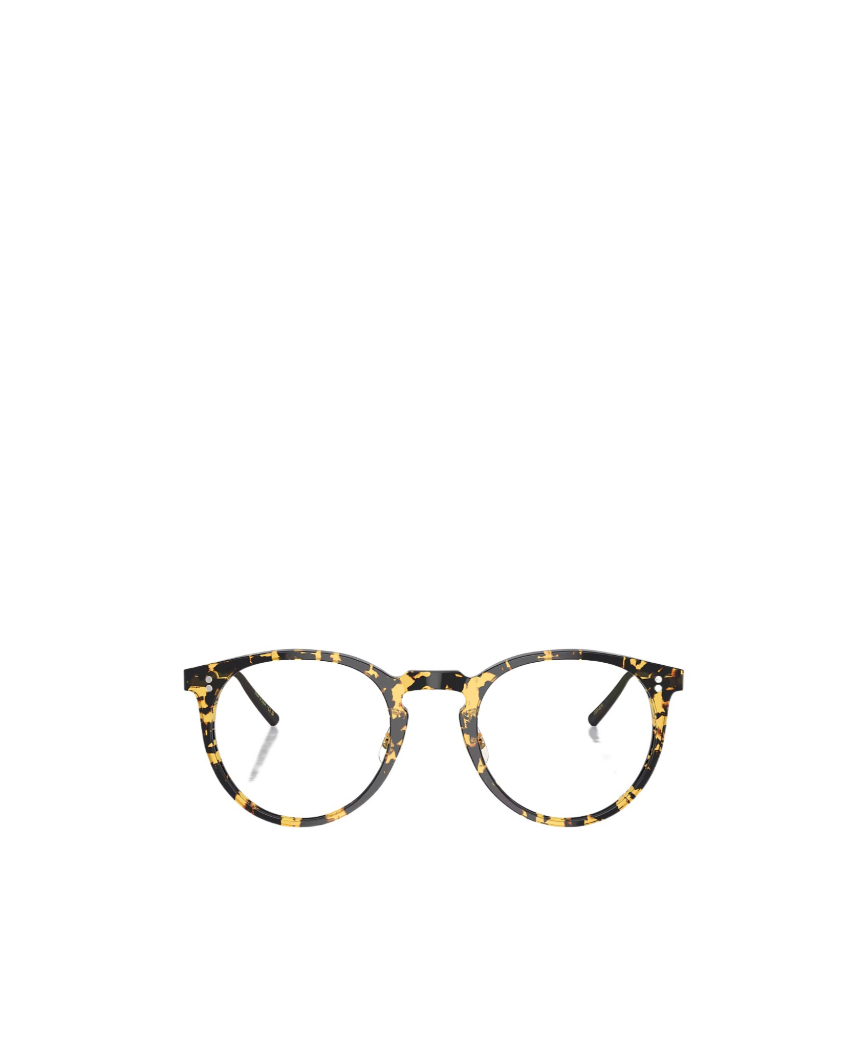 Oliver Peoples Tortoiseshell Round-frame Glasses In Brown