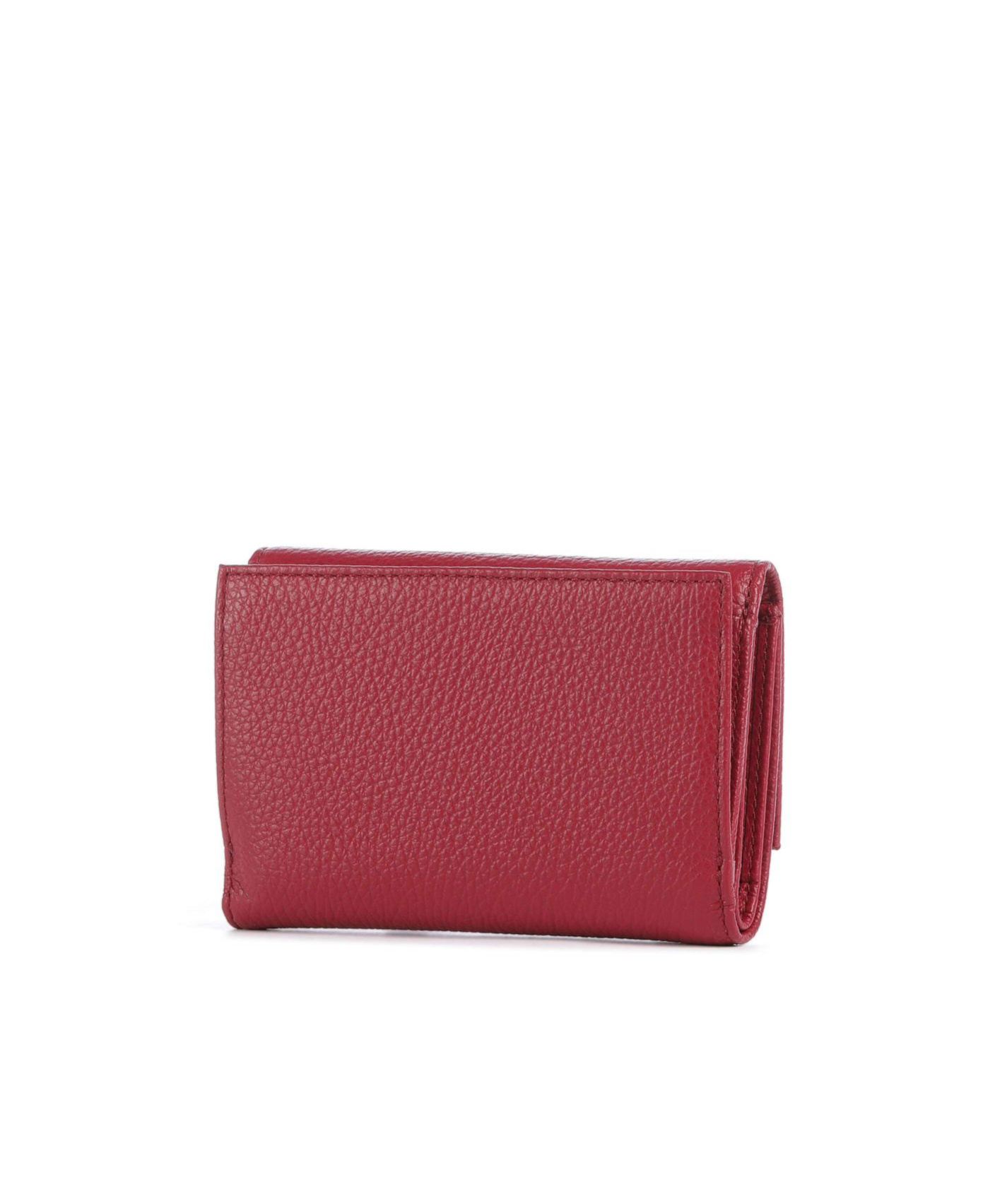 Shop Coccinelle Leather Wallet In Red