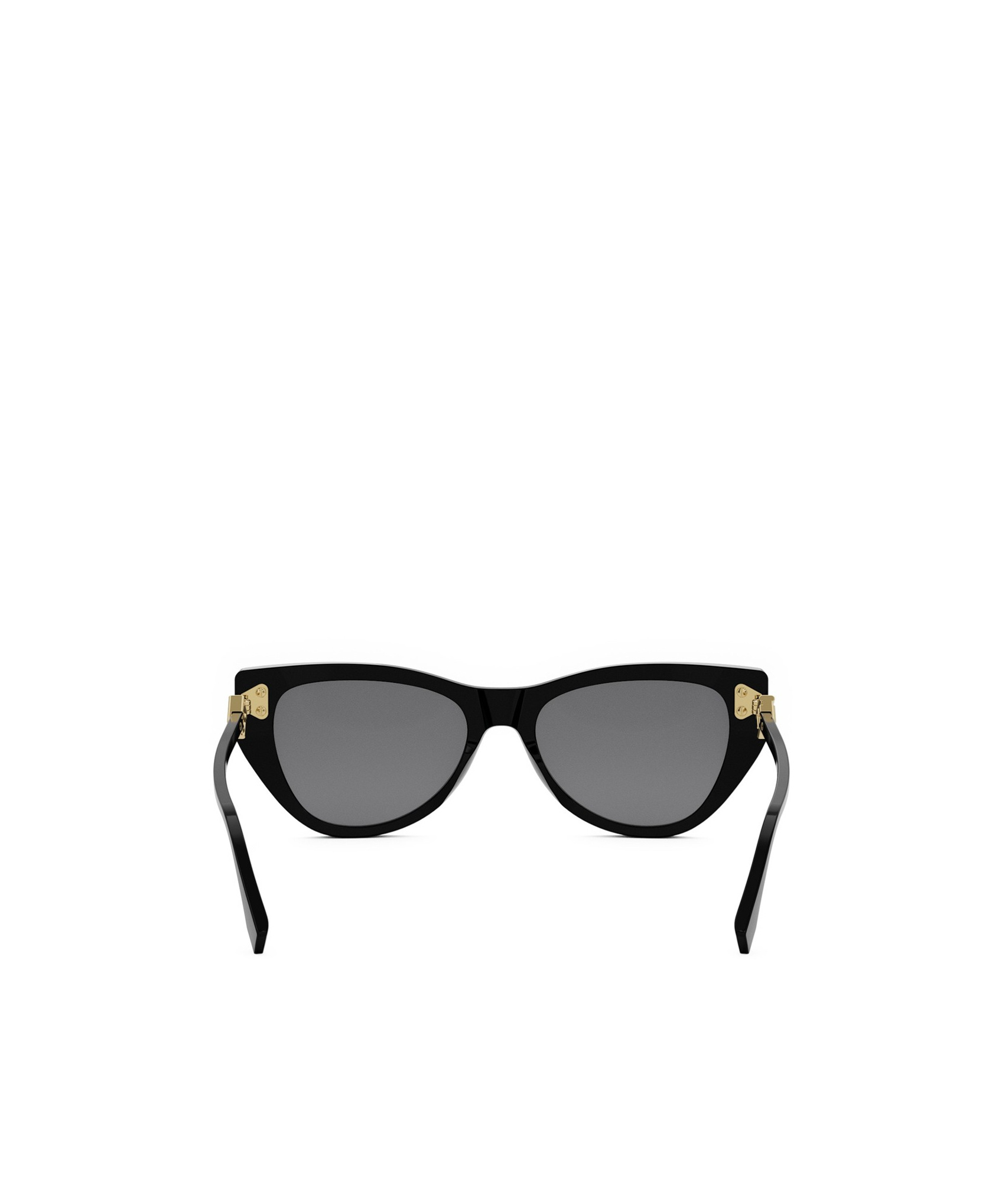Fendi Smoke Cat Eye Ladies Sunglasses Fe40135i 01a 135 In Black