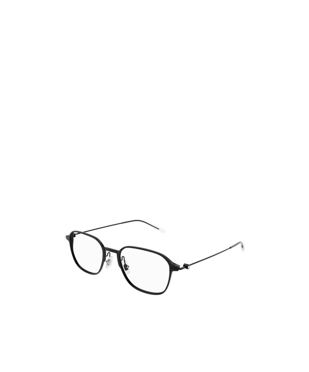 Montblanc Eyewear Square Frame Glasses In Black