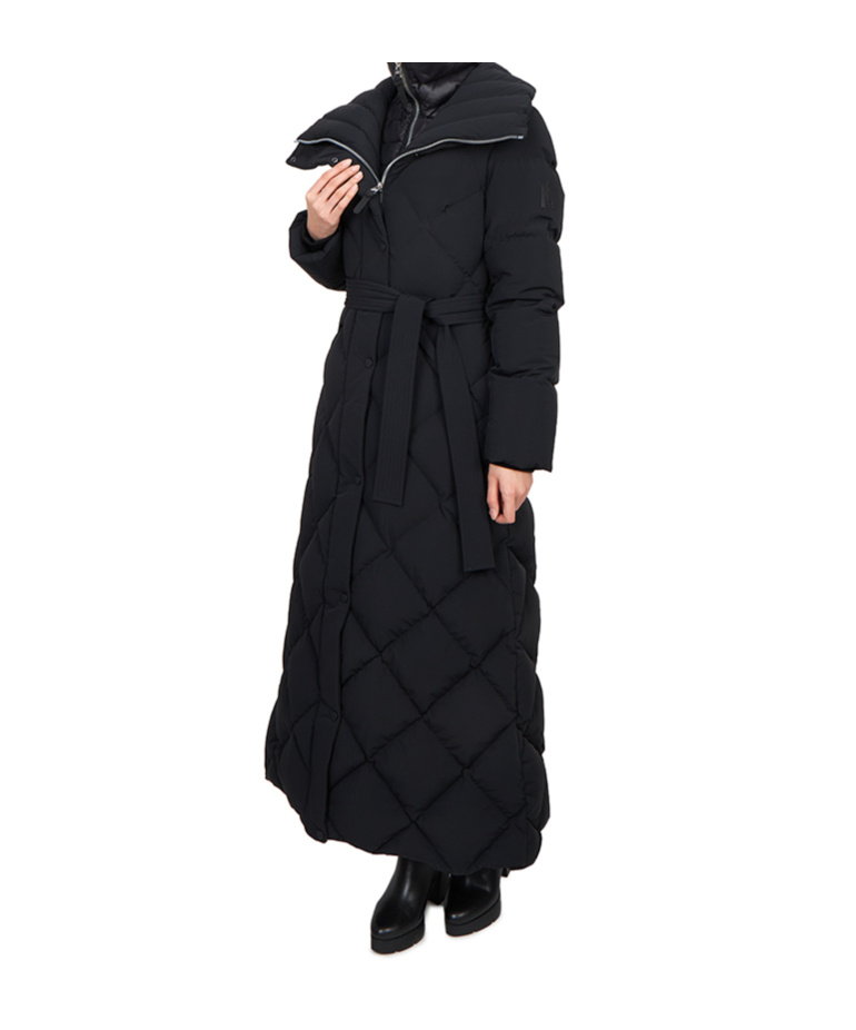 Mackage Long-sleeved Down Jacket In Black