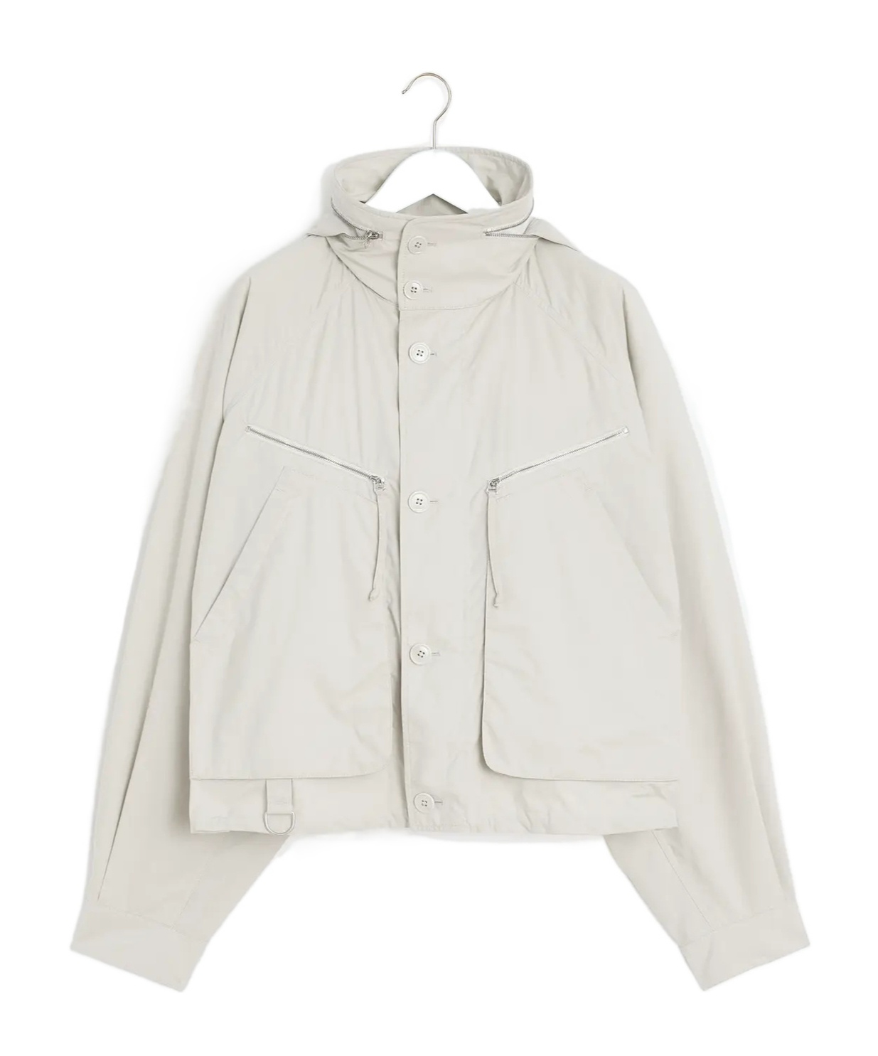 Lemaire Parachute Blouson Jacket Stone Beige In Pattern